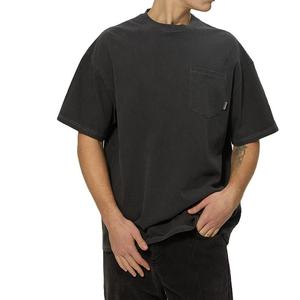 Nueva Camiseta de Moda con Lavado Ácido Personalizado para Hombre, Camiseta de Algodón Estampada Vintage de Talla Grande, Camiseta Unisex de Verano con Lavado Ácido Informal - Product Image 1