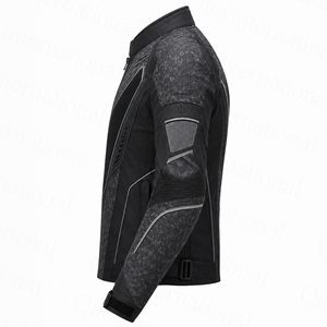Chaqueta de Motociclista Deportiva con Paneles Reforzados ODM, Textura de Carbono, Malla Transpirable, Carcasa Protectora Ligera, Reflectante, de Cordura - Product Image 2