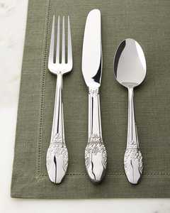 Ensemble de couverts en métal faits à la main, design solide et durable, cuillère, fourchette, couteau, 3 pièces, style vintage, vaisselle et couverts, utilisation à table - Product Image 4