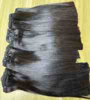 Lot de mèches de cheveux humains 100% naturels cambodgiens, lisses et raides, vierges, en gros