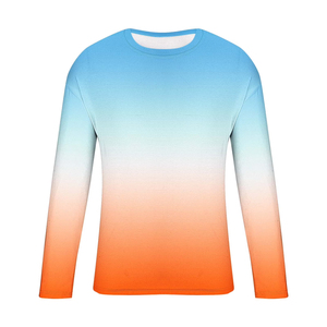 Men Quick Dry Long Sleeve Shirt Moisture Wicking Sun Protection Gym Wear Weightlifting T-Shirt For Workout <b>BY</b> Pakistan - Product Image 5