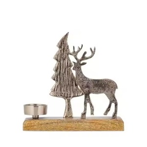 Decorative Metal <b>Christmas</b> <b>Tea</b> <b>Light</b> Holder Festive Tabletop Ornament for Home Use - Product Image 5