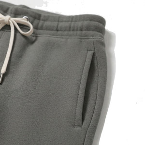 Contemporary Look Men's Fleece Sweatpants With Customizable Packaging Smooth Texture Blend Material Heavyweight Wholesale Pants - Product Image 3