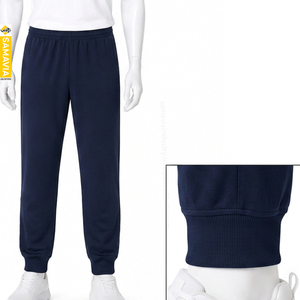 SAMAVIA Custom Knitted Corduroy <b>Elastic</b> <b>Waist</b> Polyester Casual Men's Pants & <b>Trousers</b> Quick Dry Breathable OEM ODM Manufacturer - Product Image 5