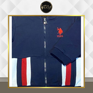 Offre spéciale sur un ensemble de vêtements pour enfants en coton et polyester de qualité supérieure, veste et jogging modernes, avec option de logo personnalisé - Product Image 3