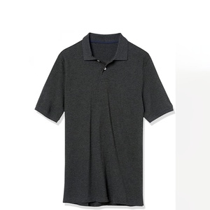 Haute exigence grande taille hommes polos personnalisé col uni style décontracté à manches courtes respirant coton polyester t-shirts - Product Image 5