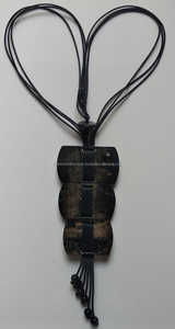 Colliers de perles en corne brute naturelle au design vintage Motif d'ancre unisexe pour les défilés de mode Fêtes Idée cadeau économique - Product Image 5