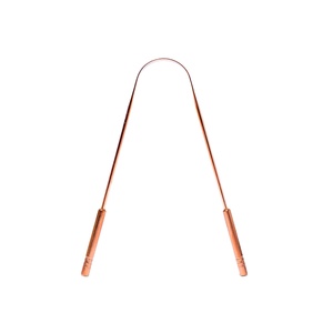 Smooth Edge Copper Tongue Scraper Lightweight and Comfortable for Easy Oral Cleaning from Indian Manufacturer and Supplier - Product Image 1