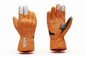Nouveaux gants de moto sur mesure en cuir, protection tactile, antidérapants, respirants, équipement de sécurité pour motards. - Product Image 4