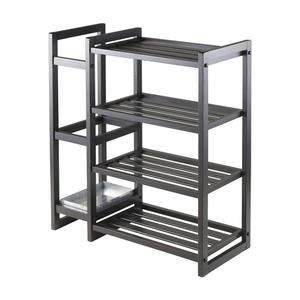 Classic Two Tier <b>Shoe</b> Rack Compact <b>Storage</b> Organizer Space Saving Design Strong Stable Frame Easy Assembly Modern <b>Entryway</b> - Product Image 3