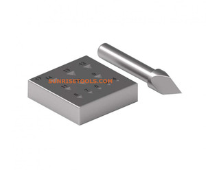SUNTOOLS/STIPL Kit d'outils de gravure en acier inoxydable 10/K2 pour la création de bijoux, avec blocs de gravure pour formes irrégulières et bordures régulières - Product Image 3