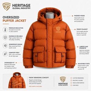 <b>Mens</b> Hooded <b>Thin</b> Lightweight Oversized Puffer <b>Jacket</b> Windproof Water Resistant Fabric Comfortable Fit Winter Sports Travel - Product Image 6