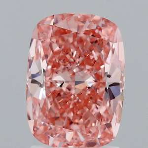 2,02 CTS Fancy Vivid Pink VS1 Corte de cojín Diamante suelto 9,03-6,49-4,28 65,9 62 Corte ligero - Product Image 1