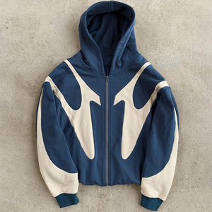 Sudadera con capucha y cremallera personalizada Dream para hombre, estilo oversize, de punto, streetwear, 100% algodón, vintage, con forro, holgada, estilo otoñal - Product Image 5