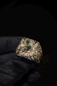 Iced Out Radiant Moissanite Pinky <b>Ring</b> Cluster Hip Hop Jewelry 925 Sterling <b>Silver</b> 14k Rose Gold Bling Statement <b>Ring</b> for <b>Men</b> - Product Image 2