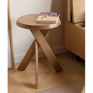 Mesa Auxiliar de Madera Ideal para Apartamentos Pequeños, Ofrece una Altura Práctica y Madera Resistente - Product Image 5