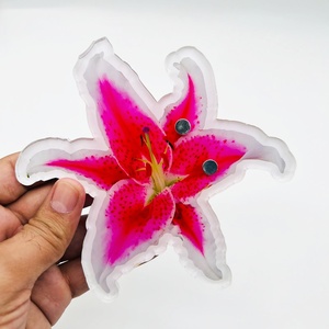 Support magnétique en acrylique personnalisé en forme de fleur pour extensions de cils, palette de rangement pour techniciennes en cils - Product Image 4
