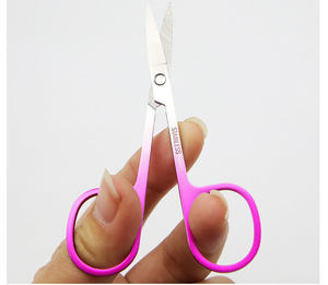 Nouvelles ciseaux de précision YD 2.0 en acier inoxydable à lames courbées pour sourcils et poils du nez, pour manucure et pédicure ANAAIF - Product Image 4