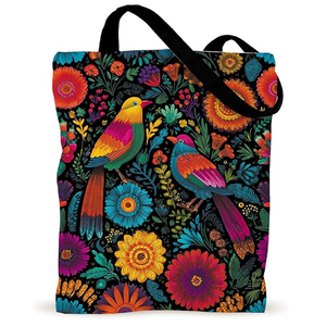 Sac fourre-tout en toile bleu clair pour femmes, grande capacité, tendance et polyvalent, avec logo personnalisé, sac à main en toile de coton pour le shopping et les voyages - Product Image 3