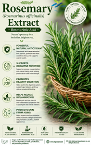 Hgo สารสกัดจากโรสแมรี่ (rosmarinus officinalis) (เกรดอาหาร) rosmarinic Acid 55% (สารสกัดมาตรฐาน) - Product Image 4