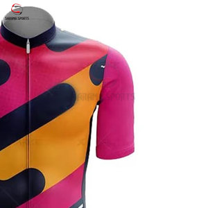 Vêtements de cyclisme en gros pour hommes, personnalisés, à manches courtes, pour la course et les sports de plein air, ensembles de maillots de cyclisme - Product Image 5