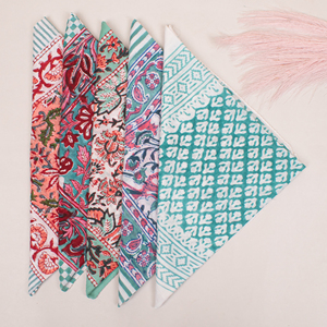 Pañuelo Bandana Cuadrado de Algodón de Alta Calidad con Diseño Paisley Multicolor, Pañuelo con Estampado Floral Multicolor, para Uso Casual y de Viaje - Product Image 5