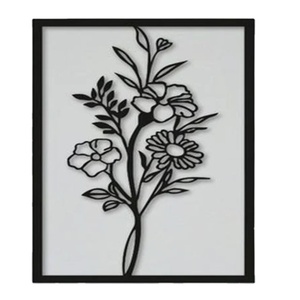 Factory Direct <b>Sale</b> Customized Triangle Shape Metal Wall Art Decoration <b>Laser</b> Cut Portrait <b>for</b> Home Wall Decoration - Product Image 1