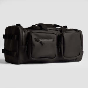 Bolsa Deportiva Unisex Negra de Poliéster, 30-40L, Multifuncional, con Cierre de Cremallera, Bolsa Casual para Fitness con Compartimento Interior - Product Image 1