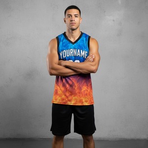 Wholesale Premium basketball uniforms with durable polyester fabric designed for training <b>matches</b> and professional tournaments - Product Image 6