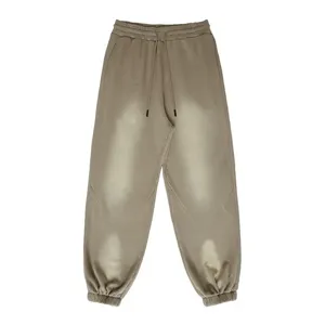 Pantalones Deportivos de Hombre, Estilo Recto, Lavado Ácido, Secado Rápido, para Fitness y Uso Diario, Corte Holgado, Tendencia Actual - Product Image 4