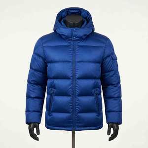 Veste matelassée décontractée pour homme, personnalisable avec logo, respirante, écologique, de haute qualité, épaisseur standard, col montant, hiver, OEM - Product Image 1