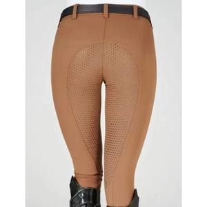 Culottes d'équitation kaki pour femmes, leggings d'équitation, jodhpurs d'équitation à assise intégrale en silicone et pantalons d'équitation, vente en gros - Product Image 6