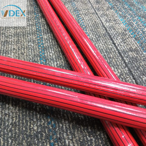 ไม้กวาดไม้คุณภาพสูง vdex พร้อมหัวไม้กวาด PVC และด้ามไม้ถูพื้นสีแดง - Product Image 4