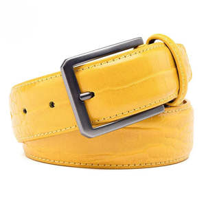 Cinturón de Cuero Genuino de Vaca Estilo Vintage Oldtown Inspirado en la Tradición con Hebilla de Aleación Ironhide Buckshot - Product Image 1