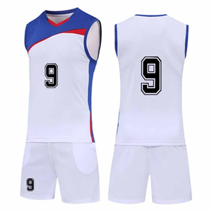 ชุดวอลเลย์บอล OEM สำหรับฝึกซ้อมและการแข่งขัน เสื้อเจอร์ซีย์โพลีเอสเตอร์แห้งเร็ว ระบายอากาศได้ดี ผู้ผลิตกางเกงขาสั้น - Product Image 5