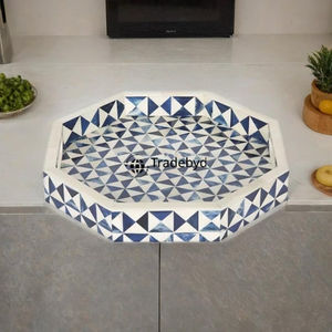 Posavasos de Lujo con Incrustaciones de Hueso, Decorativo y Premium para Bebidas, de Tradebyd - Product Image 1