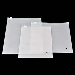 Custom Wholesale Thickened Ziplock <b>Bags</b> <b>Transparent</b> Color Zipper Packaging for Underwear & Clothing - Product Image 1