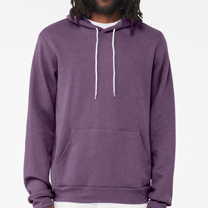 Sweat à capuche en polaire polyester/coton pour homme, impression graphique personnalisée, motif uni d'hiver, sérigraphie, coupe régulière - Product Image 3