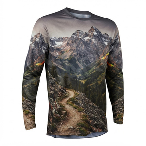 Jersey de Ciclismo de Montaña de Secado Rápido de Poliéster para Motocross DH MX Downhill Offroad para Hombre - Product Image 6