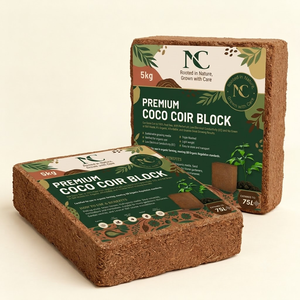 Blocs de tourbe de coco à faible teneur en EC - Écologiques et biodégradables pour l'agriculture, le jardinage, les fleurs, la vente en gros, le substrat de culture - Product Image 5
