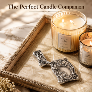 Vintage Silver Metal Match Safe Holder Ornate Decorative <b>Matchbox</b> Case Luxury Home Decor Accessory for Candles Fireplace Use - Product Image 2