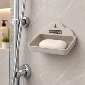 Porte-savon mural en plastique durable Reliance Plast, facile à nettoyer, design minimaliste pour la douche - Product Image 2