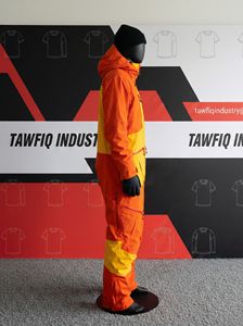 Combinaison de ski pour homme adulte, imperméable, respirante, coupe-vent, avec isolation en polaire Tex et fermeture éclair - Vente en gros - Product Image 3