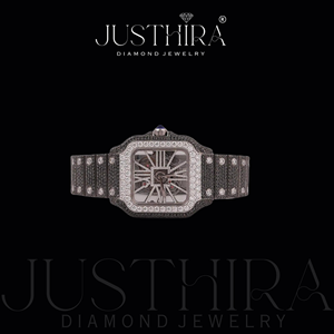 นาฬิกาข้อมือสแตนเลสสตีลทรงกลมประดับเพชรโมอิสซาไนต์ ขนาด 41 มม. ยี่ห้อดัง ดีไซน์หรูหรา สไตล์ฮิปฮอป พร้อมสายขนาด 20 มม. - Product Image 5