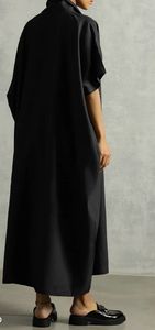 Robe longue en coton double gaze à prix d'usine, coupe ample, respirante, style bohème, idéale pour l'été et la détente - Product Image 2