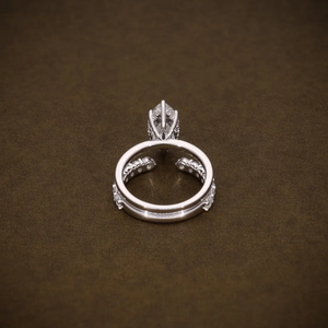 Bague de fiançailles en diamant de laboratoire taille marquise avec alliance assortie en diamant, ensemble de mariage en diamant de laboratoire certifié IGI - Product Image 5