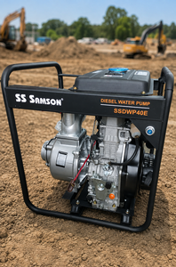 Pompe à eau diesel SS SAMSON à moteur diesel, très demandée, pour usage domestique, avec générateur diesel 3/4 pouces - Product Image 3