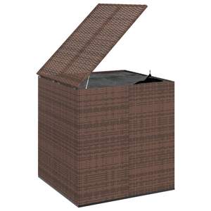 Scatola cuscino Patio marrone PE Rattan per la conservazione - Product Image 3