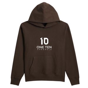 Sweat-shirt à capuche en molleton coupe décontractée couleur marron chocolat, en mélange de coton doux, pull à capuche décontracté, chaud, unisexe, streetwear - Product Image 1