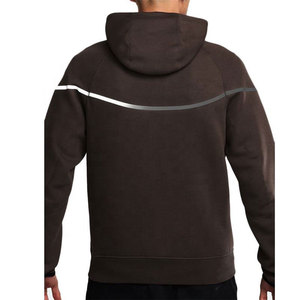 Sweat à capuche sport pour homme en molleton technique personnalisé 25, 100% coton, fermeture éclair, hiver, nouveau, respirant 3D, réfléchissant - Product Image 2